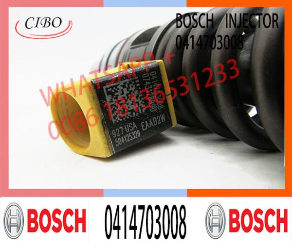 Injetor original 0414703008 da unidade do combustível diesel das peças de automóvel do CG para /FIAT 504287070 504125329 504080487