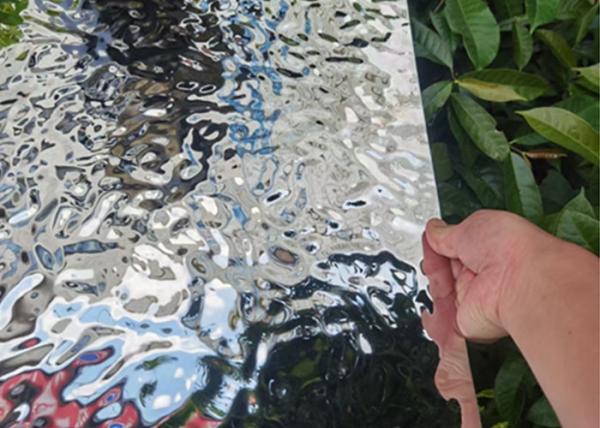 SGS 8K Decorative Etched PVD Plated Stainless Steel Wall Panels