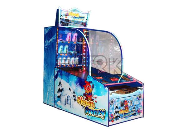 Carnival Game Redemption Arcade Machine Clown Frenzy Throw Ball Hit Down