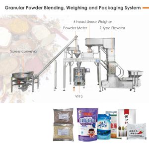 Automatic High Accuracy Linear Weigher Spice Packaging Line Premade Pouch