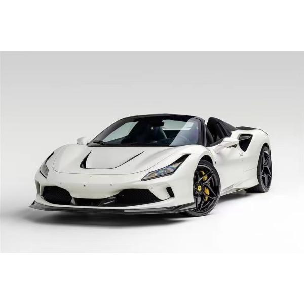 F8 Ferrari Carbon Car Body Kit VOS Style PP Carbon Fiber Lip Spoiler Hood Body Kit