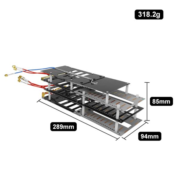 High Gain 7-Band Combined PCB Antenna Low Loss 50W SMA-J for RF Amplification & Signal Management Product