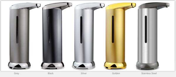 ABS Plastic Touchless Hand Soap Dispenser 340g DC 6V 250ml For Hotel Home