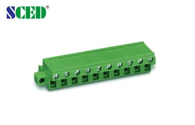 Lance 7.62mm que fêmeas de uma só camada obstruem dentro o conector 300V 18A do bloco terminal, 2P - 12P