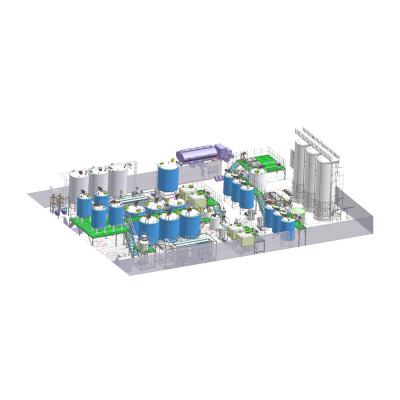 Produtos de leite do controle do tela táctil do PLC que fabricam máquinas para o leite puro do leite/UHT/por muito tempo o leite da vida útil