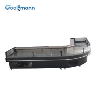 Réfrigérateur plus frais du système de refroidissement 280L de fan de Meat Display Freezer de boucher