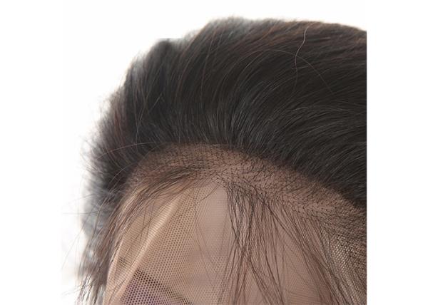 360 reais o cabelo frontal do Virgin, Frontal brasileiro do laço remenda a cor natural