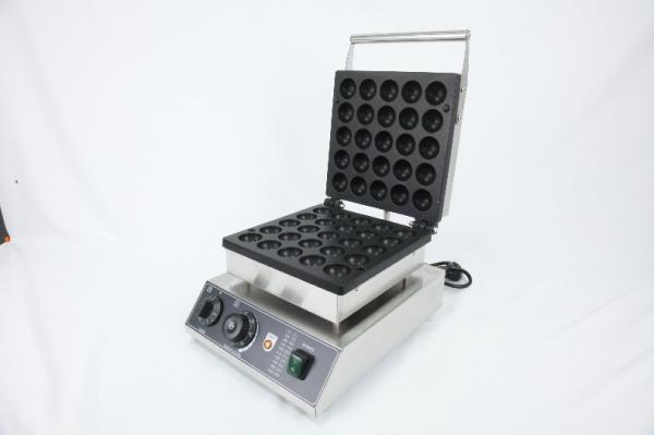 Máquina de forma de bola comercial Fabricante de waffle de ovo para casa Tamanho do molde Dia40 * H20 25 buracos