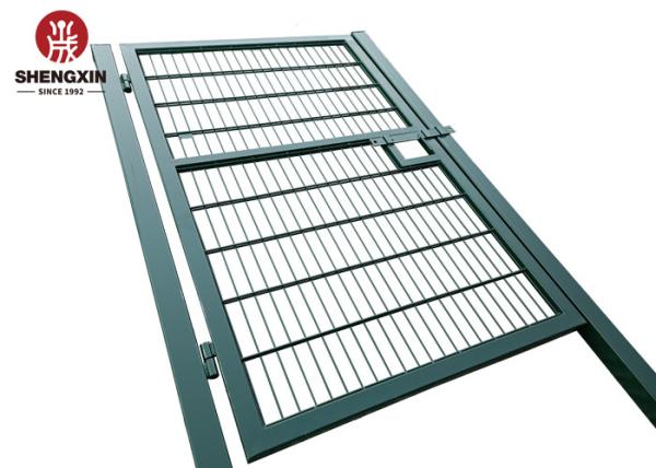 Powder Coated Galvanized Double Wire Mesh Fence For Soccer