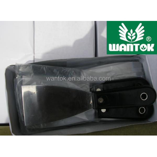 Building Construction Tools Plastic Handle Putty Knife with High Carbon Steel Blade