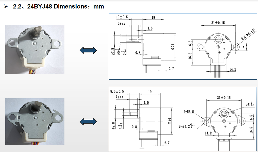 12V 24V 5V DC PM Linear Small Permanent Magnet Stepper Motor