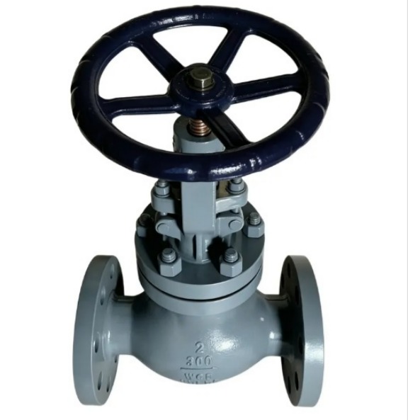 Etrany ANSI Cast Steel Flange Globe Valve Manual Stop Valve 1 Year Warranty 150-900LB for Water Oil Gas