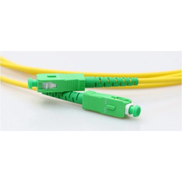SM 9/125 duplex SC/APC Connector Fiber Optic Patch Cord