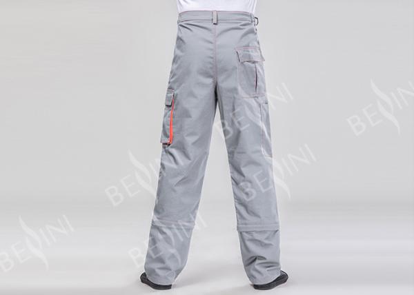 80% Polyester 20% Cotton Twill Heavy Duty Work Suit And Trousers Dark Gray