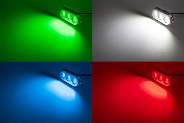 316L Stainless Steel Surface Mount Submersible Boat Transom Light Marine Grade