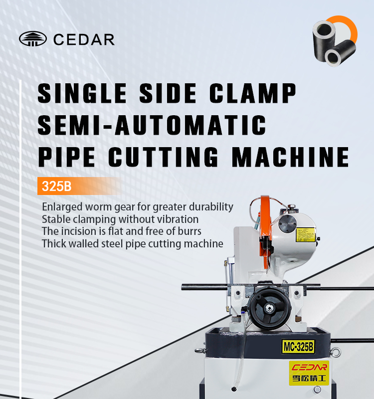 325B Semi Automatic Pipe Cutting Machine Pneumatic Circular Saw Cutter Metal Pipe Cutter
