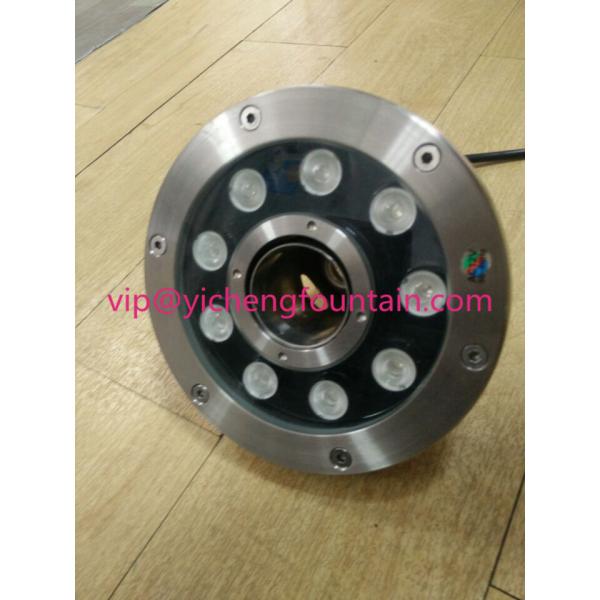 185mm Diameter Fully AISI304 Underwater Led Fountain Lights LED DMX512 Control 9W 12W 27W 36W