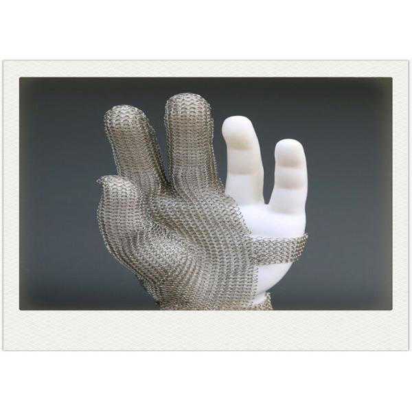 Отрежьте устойчивый металл перчаток нержавеющей стали сваренный для мясной промышленности