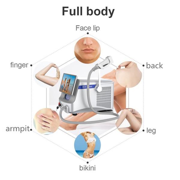 3 Wavelengths Fiber Laser Hair Removal Machine Customized Spot 14*14mm 12*20mm 12*35mm