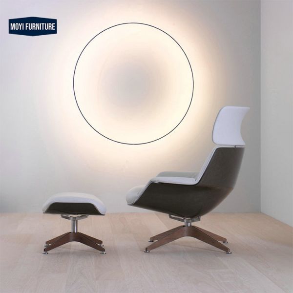 Custom Synthetic Leather Comfortable Back Office Chair Home Leisure Nordic Modern Simple Study Book Desk Chair Creative