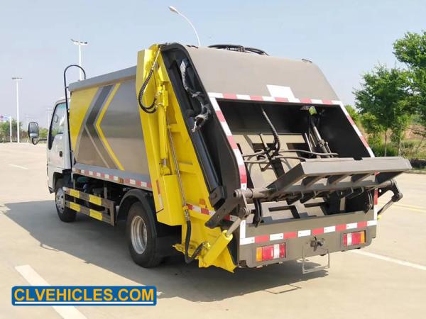 600P 130hp 7CBM ISUZU Garbage Truck Diesel Engine For Municipal Collection