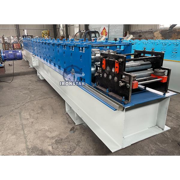 Automatic Guide Rail Roll Forming Machine for galvanized steel C guide rails with adjustable thickness and customizable size options