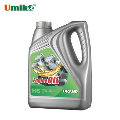 API 10w40 Engine Oil Fully Synthetic H6 Car Lubricating Oil Environmentally Friendly