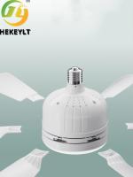 Cozinha fechada silenciosa e colorida E26 E27 Modernas luzes de ventilador de teto LED Controle remoto