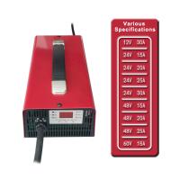 15A 20A 25A 30A 24 Volt Forklift Battery Chargers Air / Water Cooled