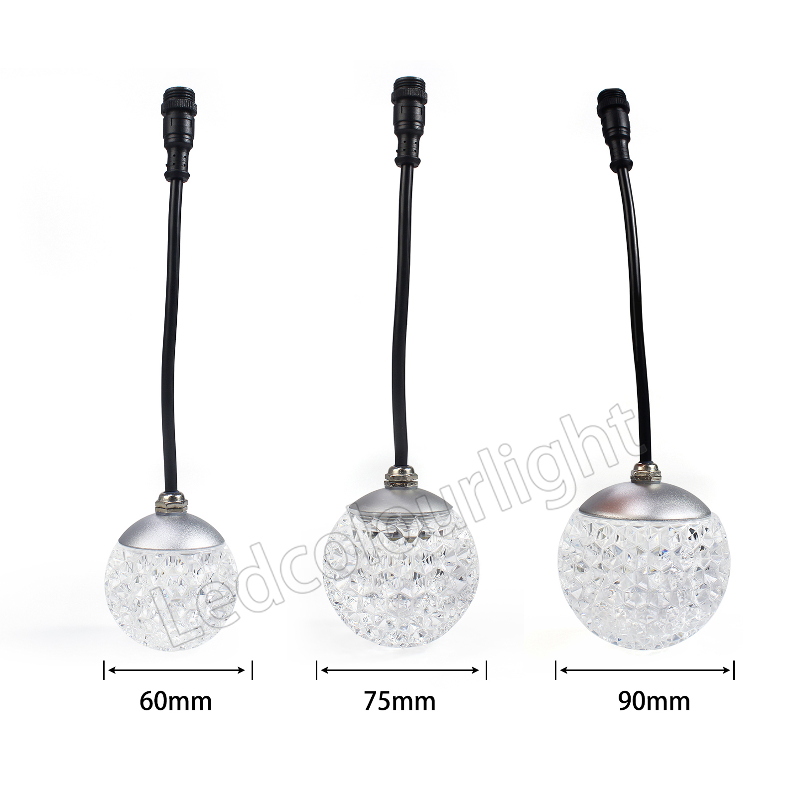 DMX Control LED Pixel RGB Crystal LED Hanging Ball for Wedding Party Decoration