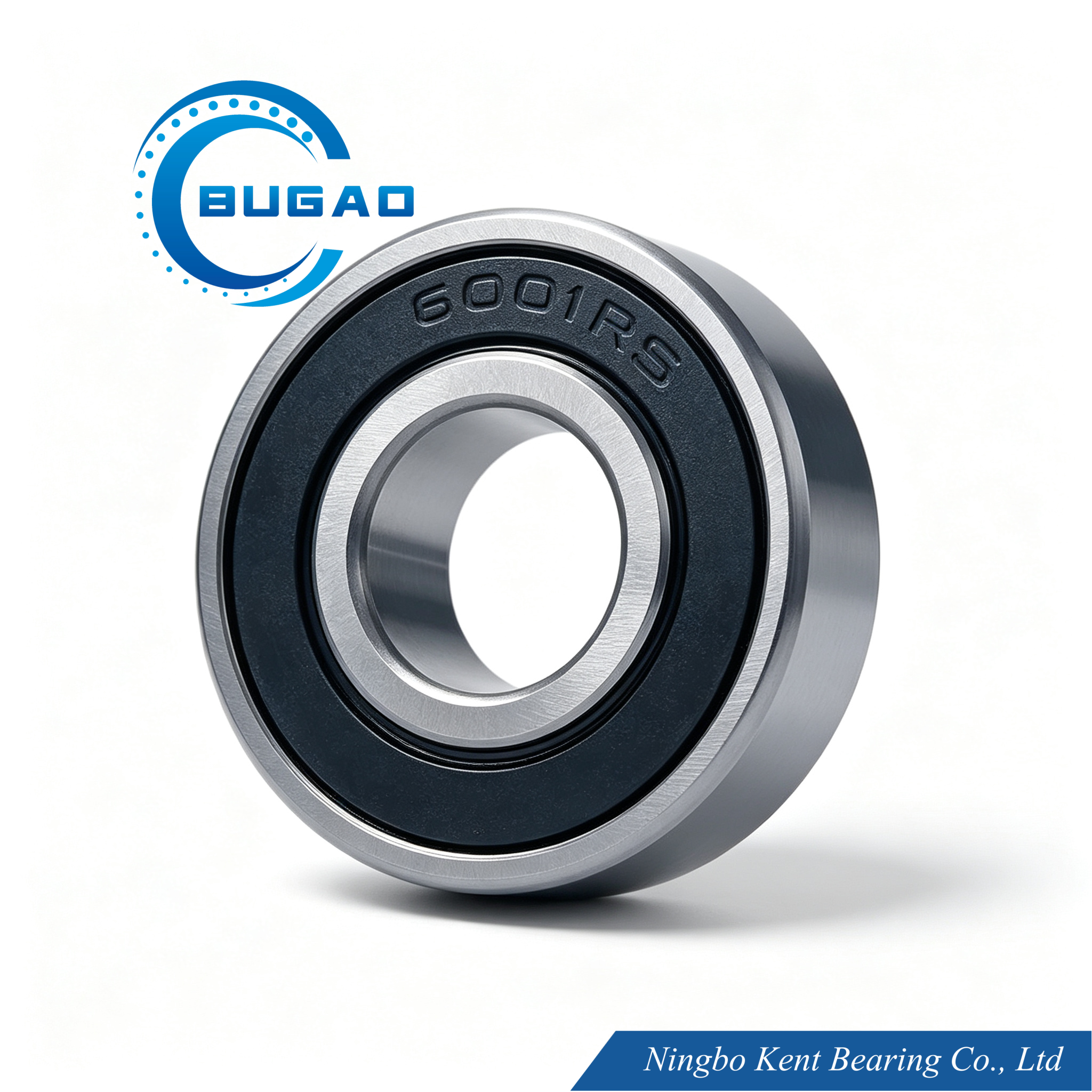 6001-RS Deep Groove Ball Bearing 12x28x8mm, Single Rubber Sealed, High Speed Low Noise Precision Bearing Steel for Household Appliances, Industrial Fans, Motors and Light Mechanical Equipment
