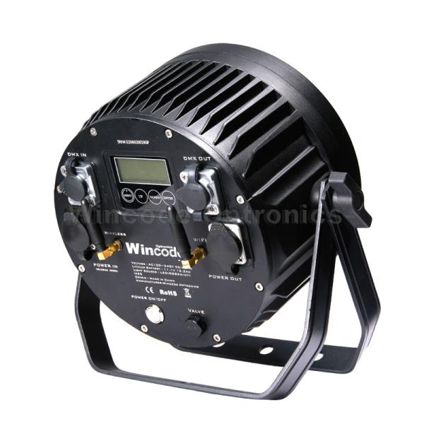 Professional Wireless LED Par Light with 15-45° Lens Options | 9x18W RGBWA+UV, 2.4G Transceiver