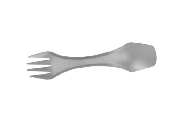 Essential Titanium Camping Parts 3 In 1 Titanium Fork Spoon Knife Outdoor Flatware