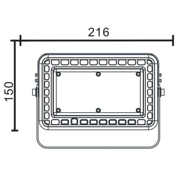 Света потока держателя хомута 6500LM 130LM/W водоустойчивые на открытом воздухе