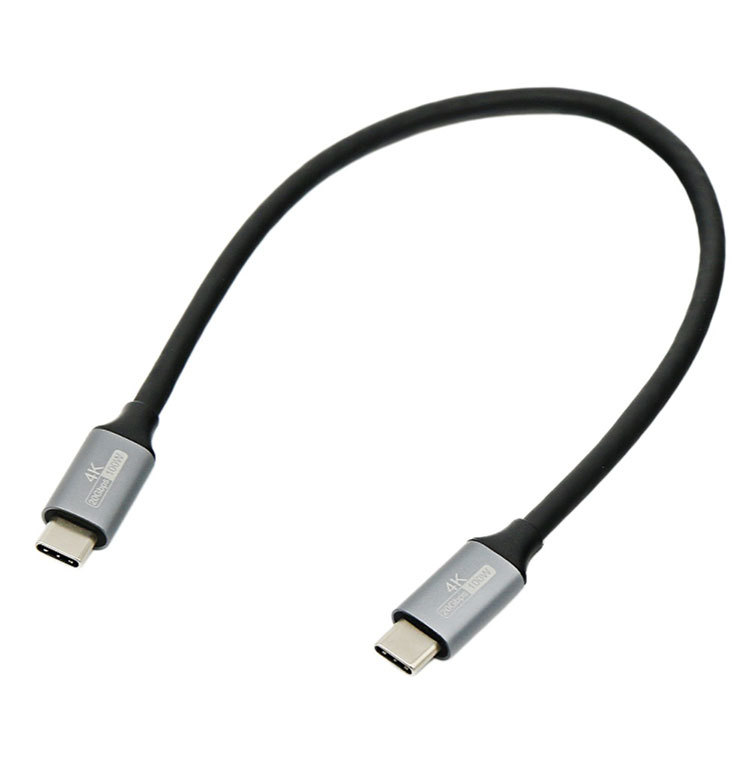 USB 3.2 Gen 2 Type C To Type C Cable 100W PD Fast Charging E-Marker Chip Full Function Data Sync Cable Dual Head USB C Cable