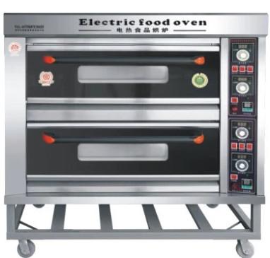 100kg/h 4 Tray Double Deck Bakery Oven for Bread