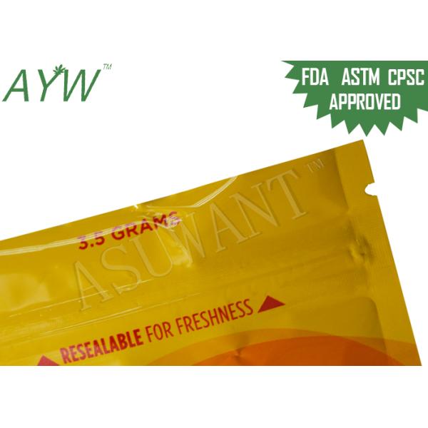One Side Clear Medical Weed k Bags Or Industry Use Packaging