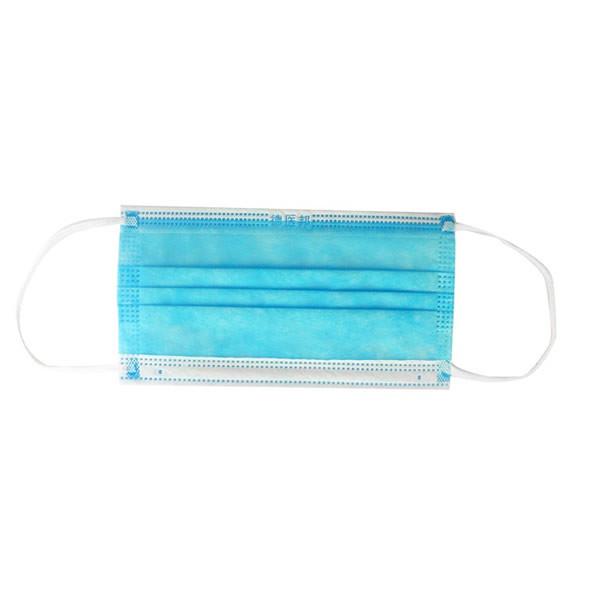 Melt Blown Fabric Grade Disposable Surgical Mask Protect Dust In Blue Color