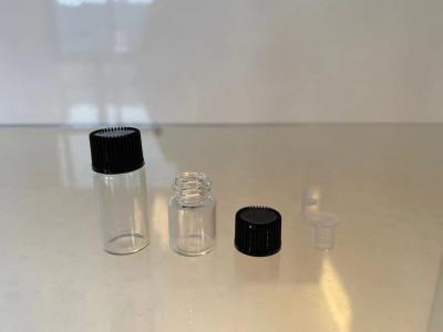 2ml Round Shape Glass Essential Oil Bottle Custom Printing With Cap