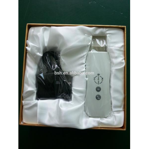 Portable Rechargeable 2in1 Ultrasonic Facial Skin Scrubber Anti-aging Lift