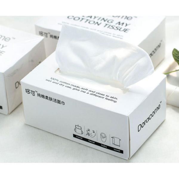 Removable Cotton Tissue Individually Pre-Made Pouch Cylinder Film Gusseted Packing Machinery