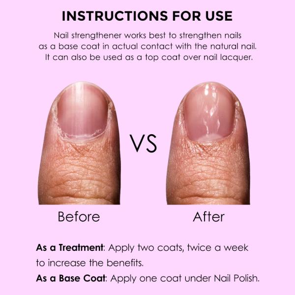 15ML 3 in 1 Fast Dry Top Coat and Base Coat Long Lasting Quality Nail Polish Strengthener