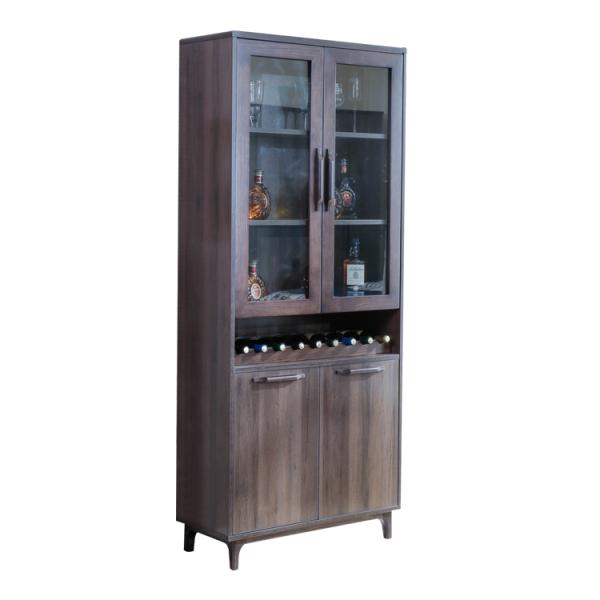 Home Apartment Wine Rack Cabinet Wine Wood Cabinet E1