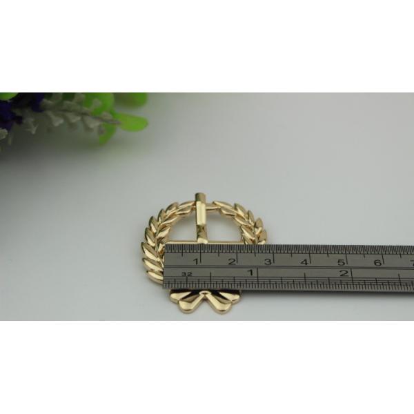 Custom hardware accessories 22 mm gold lace butterfly shape pin belt buckle for handbag clothing accessories