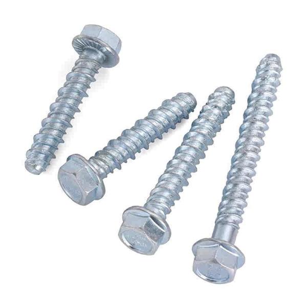 Carbon Steel Concrete Anchor Bolts Self Tapping Flanged Hex Head Bolts