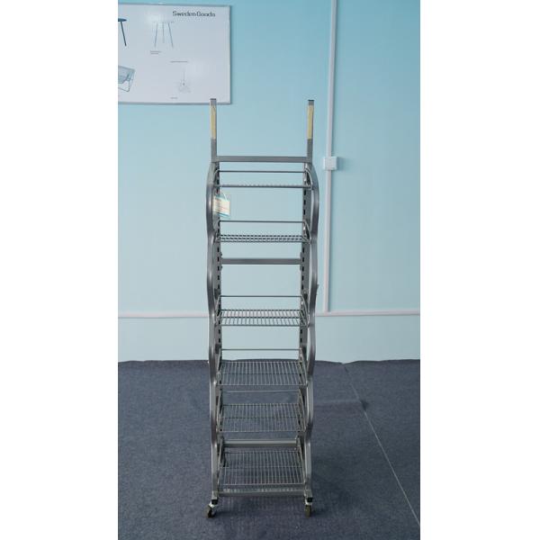 Стеллажи для выставки товаров супермаркета розничные/аттестация выставочных витрин БСКИ ячеистой сети