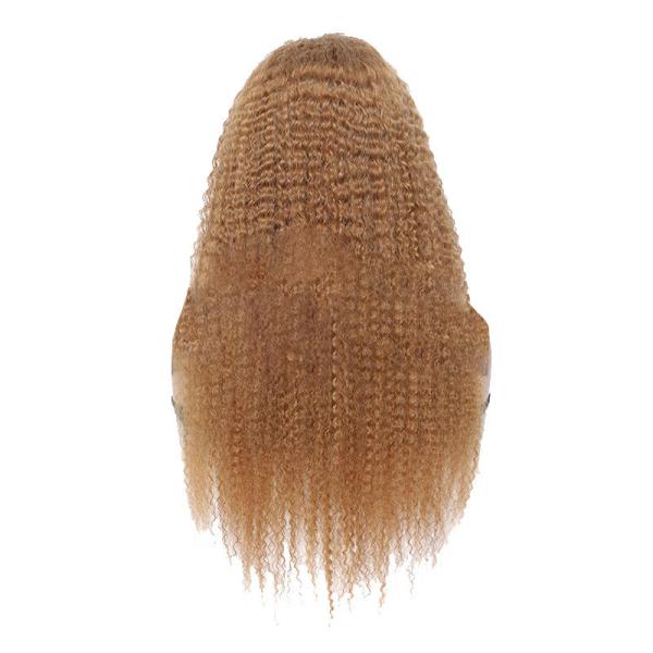 Real Human Hair Jerry Curly Half Wig With Headband for Afro Girls Hairstyle 10-30inch