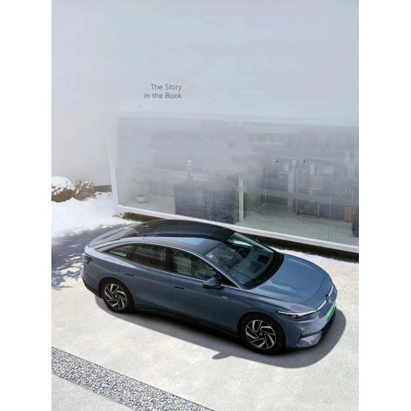 2024 VW Auto ID7 VIZZION PRO EV SUV eléctrico de lujo 5 puertas 5 asientos izquierda Alta velocidad 155km/h Caja de cambios automática Asientos de cuero