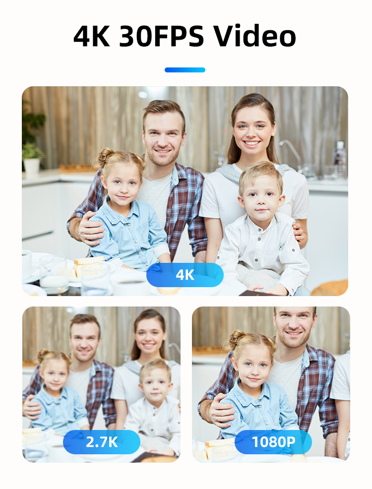 Newest 4K Video Camera Camcorder UHD Fill Light 3.0 IPS Touch Screen 18X Zoom Vlogging Camera for YouTube Live Streaming