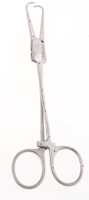 Anodized Nickel Forceps Surgical Instruments , Stainless Steel Needle Holding Forceps